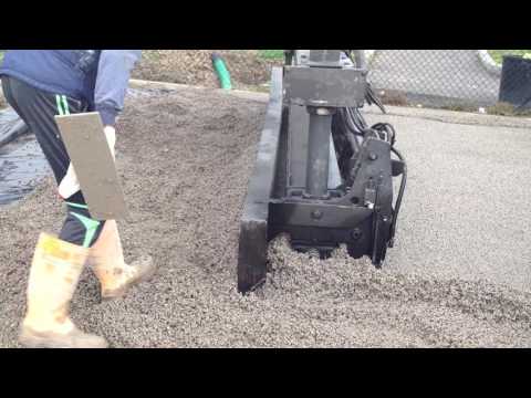 Sistema di sottofondo Durocem drain per campi in erba sintetica