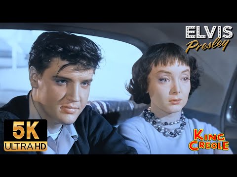 Elvis Presley AI 5K Colorized Restored -  Hard Headed Woman 1958