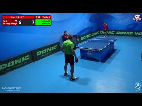 01:00 Yurii Shchepanskyi 3-0 Anatolii Levshyn West 5 WIN CUP 17.11.2022 | TABLE TENNIS WINCUP