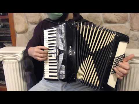 4596 - Black Titano Titan Piano Accordion LM 37 48 $799