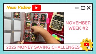 Budgeting Money Savings Challenges - November Week #2 - TracEy Monster Savings on Etsy & Payhip