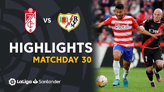 Resumen de Granada CF vs Rayo Vallecano (2-2)
