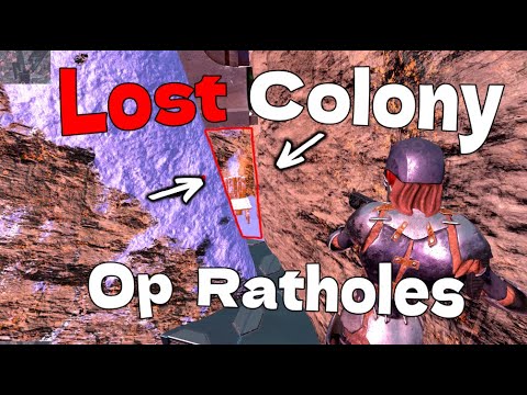 Lost Colony OP RATHOLES Unraidable Ark Ascended Hidden Base Spots Official