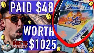 TOP RETRO VIDEO GAME HUNTING FINDS EVER! - LUCKIEST SWAP MEET AND GOODWILL FINDS ON TheNESPursuit