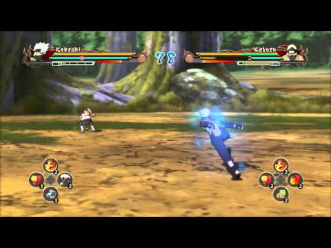 Naruto Shippuden: Ultimate Ninja Storm Revolution gameplay - Kakashi vs Kakuzu part 2