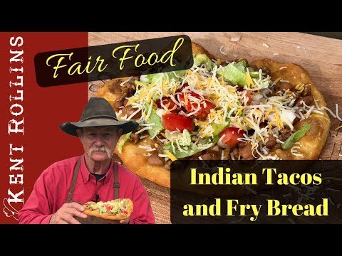 Indian Tacos with Fry Bread -  Easy Fair Food Favorite
