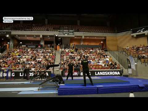SM-Kval 2018 Truppgymnastik Brommagymnasterna herr lag 2