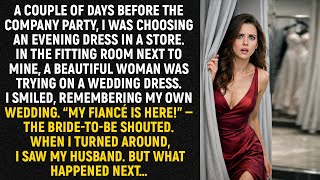 A couple of days before the company party, I was choosing an evening dress in a store...