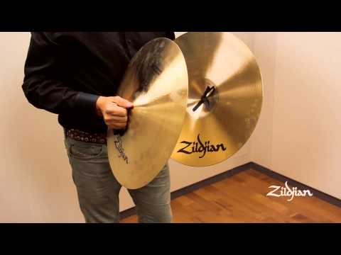 Zildjian A0490 18" A Zildjian Symphonic Germanic Hand Crash Cymbals (Pair) w/ Video Link image 2