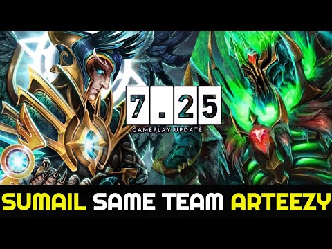 when Top 2 MMR SUMAIL & Top 1 MMR ARTEEZY in Same team - Perfect Teamwork?