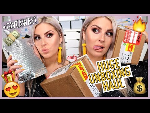 PR UNBOXING HAUL! 💌 Loads of FREE Makeup & GIVEAWAY! 🤯 Video