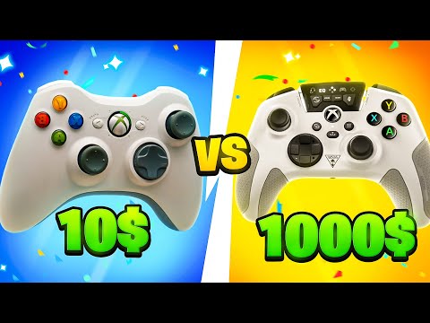 BROKE vs PRO Fortnite Gaming Controller (4K 120FPS HANDCAM)