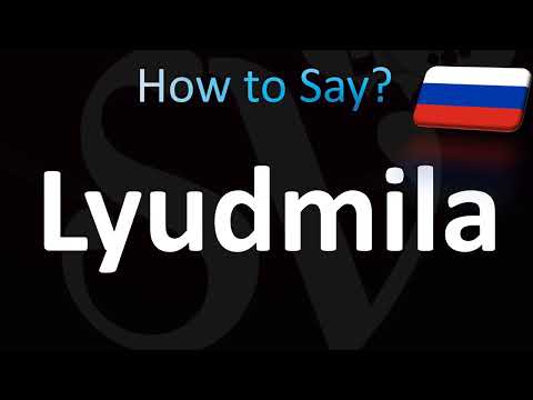 How to Pronounce ''Lyudmila'' Correctly! (Russian)