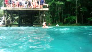 preview picture of video 'Tashi's jump - blue springs, high springs, fl'