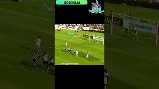 Gol do Operário - Boschilia penalti (Operário-PR 1x2 Coritiba) Paranaense 14/02/2026