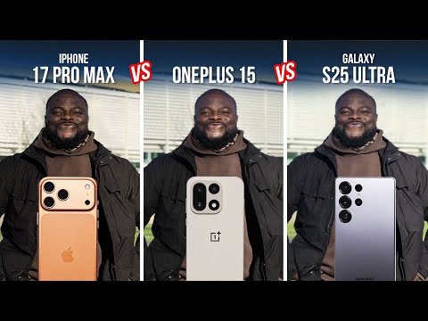 OnePlus 15 vs iPhone 17 Pro Max vs S25 Ultra Camera Test