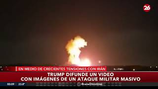🚨 ALERTA INTERNACIONAL |  Trump difunde imágenes de una explosión masiva sin dar detalles 