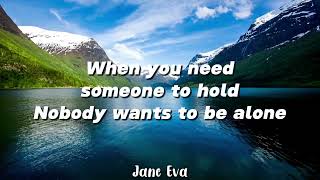 Nobody wants to be alone - Crystal Gayle Lyrics Video