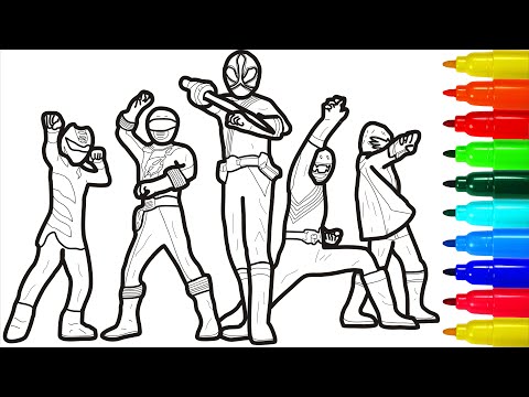 Power Rangers Super Megaforce Coloring Pages