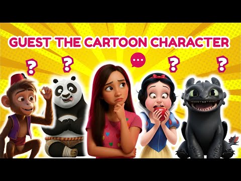 I Bet You Can't Guess All These Cartoon Characters! (Cartoon Quiz 2025) 
