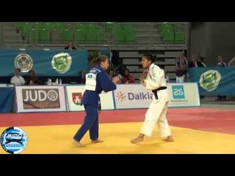 Judo World Junior Championships Ljubljana 2013 Semifinal -48kg CHIBANA G. (BRA) - DOLGOVA I. (RUS)