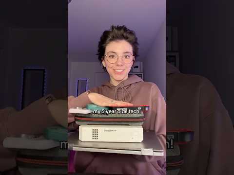 his fav is his purple phone and the switch! 🎮📱#tech #iphone #gameconsole #nintendo