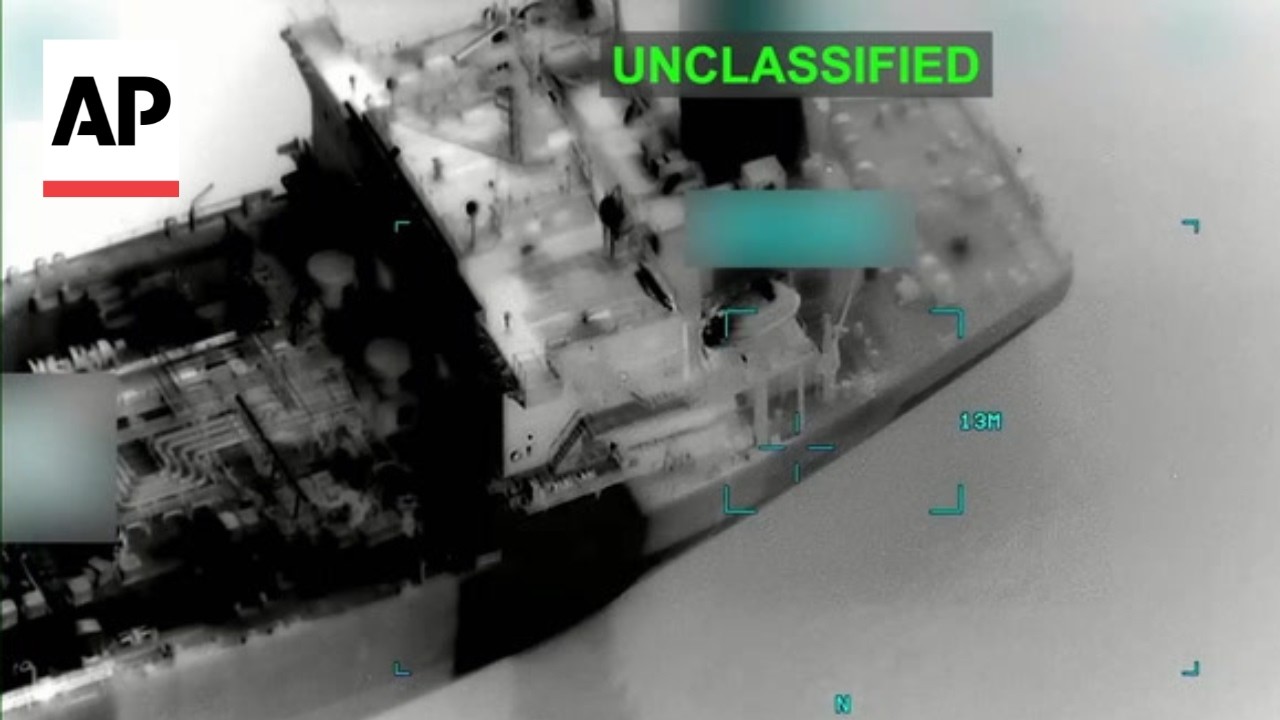Video | US military disables merchant vessel trying to transport oil from Iran
