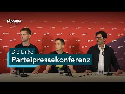 Video Thumbnail: Die Linke: Parteipressekonferenz mit u.a. Luigi Pantisano | 27.07.26