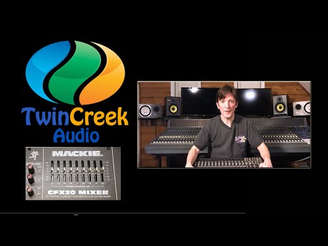 Mackie CFX20 MKII 20-Channel Compact Integrated Live Sound Reinforcement Mixer 2005 - 2012 - Dark Gray image 9