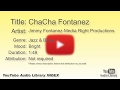 ChaCha Fontanez Jimmy Fontanez Media Right Productions Jazz Blues Bright YouTube Audio Lib