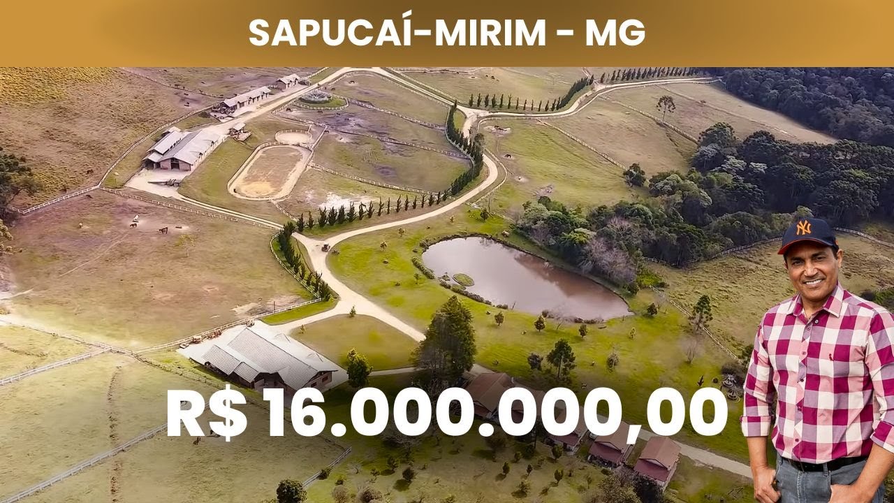 HARAS ESPETACULAR à Venda em Sapucaí-Mirim/MG - Fazenda com 288 Hectares | Surpreenda-se!