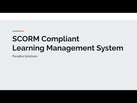 SCORM Compliant LMS - Paradiso Solutions