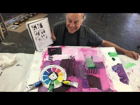 BobBlast 168 - "Adding Color to the Black & White Collage Painting - Part 3."