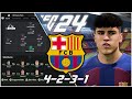 Xavi's 4-2-3-1 Barcelona Tactics Replicated | EA FC 24
