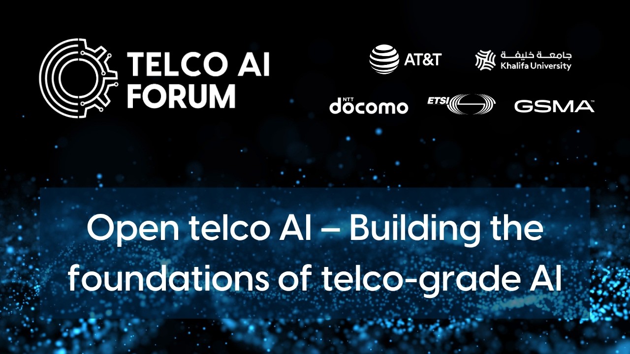 Open telco AI – Building the foundations of telco grade AI