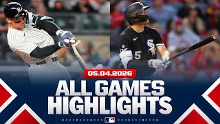 Highlights from ALL GAMES on 5/4 (Judge and Murakami both homer again, Cubs walk it off and MORE!)