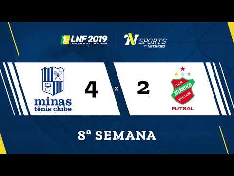 LNF2019 - Gols - 8r - Minas 4 x 2 Atlântico