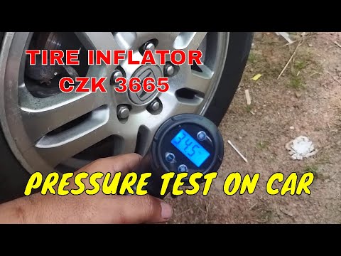 Pressure Test Czk 3665 || Uji ketanguhan alat mesin pompa elektrik ini pada ban Mobil CRV