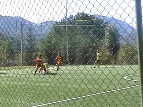 Gol di Davide Bruno (Castrum Byanelli - A.S.D. Cirigliano 4-5)