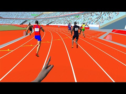 Athletics Games 2020 event 400m VR (Virtual Reality)