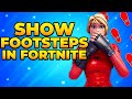 How to See Footsteps in Fortnite 2024 - Turn On Visual Sound Effects