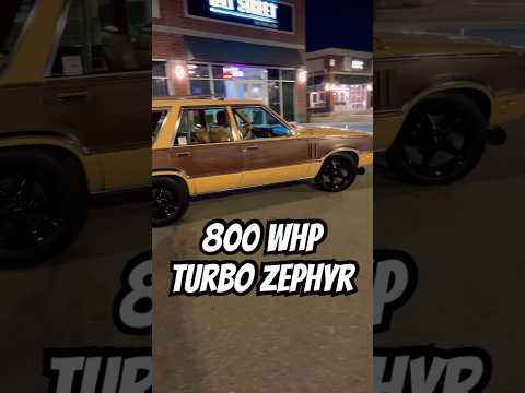 Thumbnail for NASTY 😈 800whp Turbo Zephyr Wagon aka “FSTWAGON” 🏁 #turbo #zephyr #dragrace #automobile #car by Automobile, Car