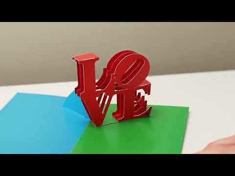 Robert Indiana LOVE Pop-Up Cards - Set of 8