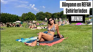 Dünyanın EN REFAH ŞEHRİ MUNIH! KAYGI yok HUZUR var! MUNICH, ALMANYA