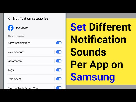 How to Set Different Notification Sounds Per App on Samsung Galaxy Phone 2025