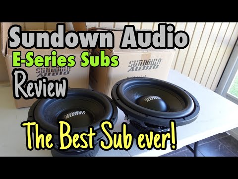 SUNDOWN AUDIO E12 & E10 are the best entry level SUBWOOFER in the CAR AUDIO game | subwoofer review