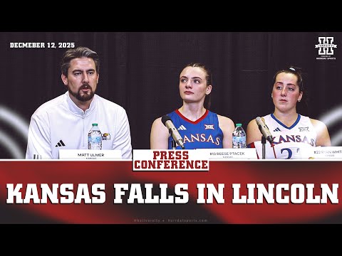 Kansas Volleyball Falls to Huskers in Lincoln | NCAA Volleyball Press Conference