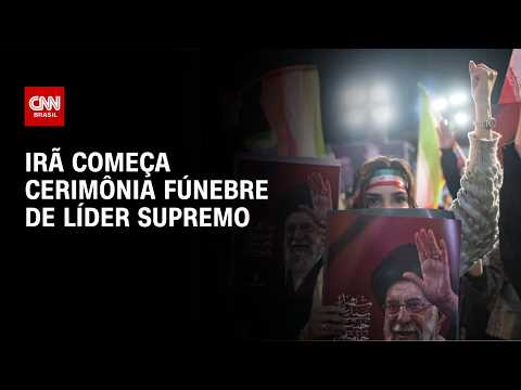 Em meio à guerra: Irã começa cerimônia fúnebre do aiatolá Ali Khamenei | LIVE CNN