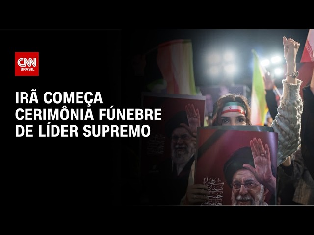 Em meio à guerra: Irã começa cerimônia fúnebre do aiatolá Ali Khamenei | LIVE CNN