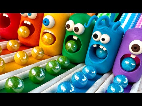 Marble Run Race Plasticine Amakandu Pop Tubes Train